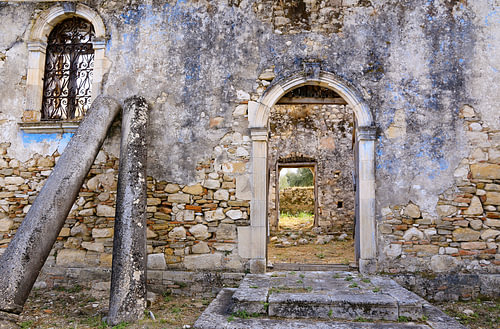 alte Ruine in Griechenland (Zakynthos) von Els Fonteine