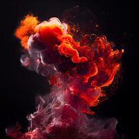 Fire and smoke