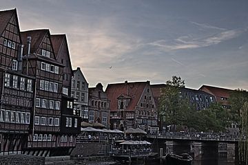 Oude binnenstad van Lüneburg van Simone Marsig