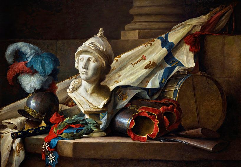 Still Life With Bust Of Minerva, Anne Vallayer-Coster by Masterful Masters
