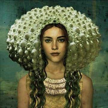 Vintage Beauty Muschel von Yvonne Zeldenthuis