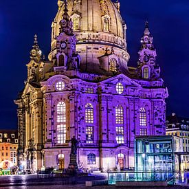 Frauenkirche de Dresde, Saxe, Allemagne sur Ullrich Gnoth