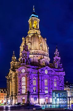 Onze-Lieve-Vrouwekerk in Dresden, Saksen, Duitsland van Ullrich Gnoth