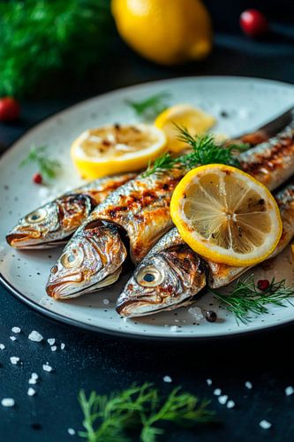 Gegrilde vis