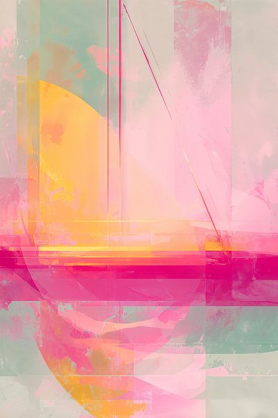 Where Pink Meets Gold no. 3 by Studio BB
