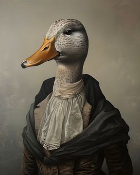 Portrait of a Duck by But First Framing