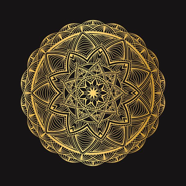 Mandala Flower van Plus Passie