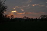 Dutch sky at sunset