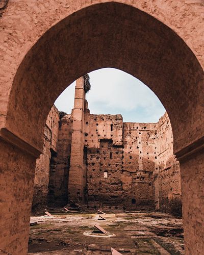 Ruins of a palace in Marrakech