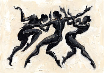 Graceful Abstract Dancers