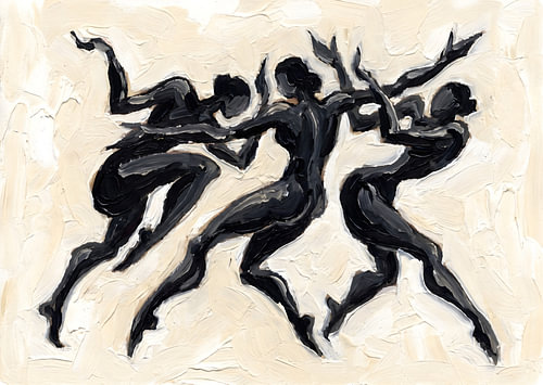 Graceful Abstract Dancers