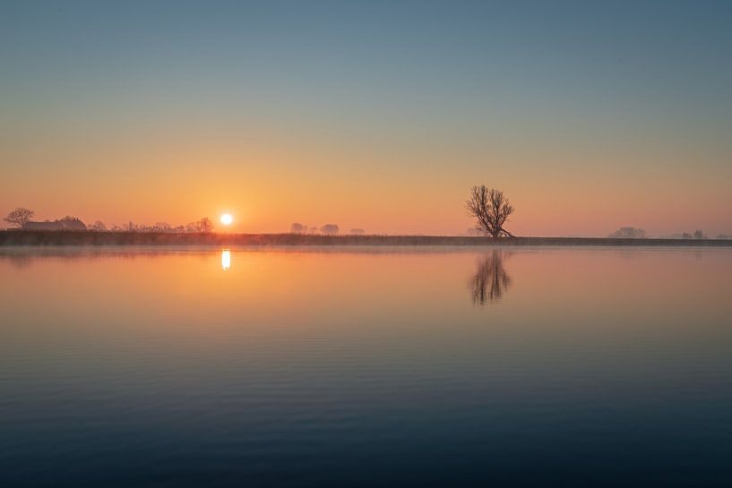 Sunrise at the creek, by Wesley Kole
