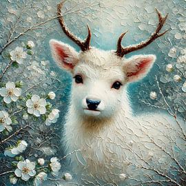 Fairy tale deer by Nicolette Vermeulen