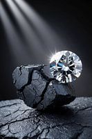 Briljant geslepen diamant