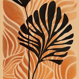 Blad abstract van Bert Nijholt