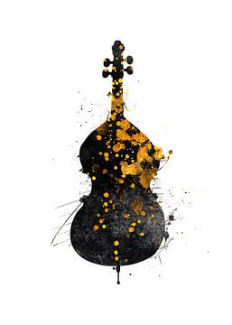 Cello muziekinstrument kunst #cello van JBJart Justyna Jaszke