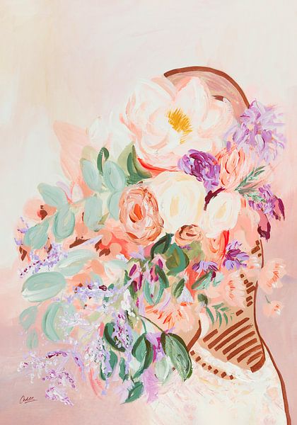 'Jolie' | Fleurs Pastel par Ceder Art