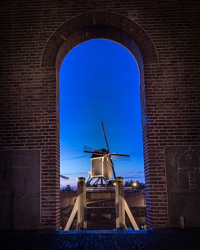 Heusden Nachtfotografie Haven Doorkijk