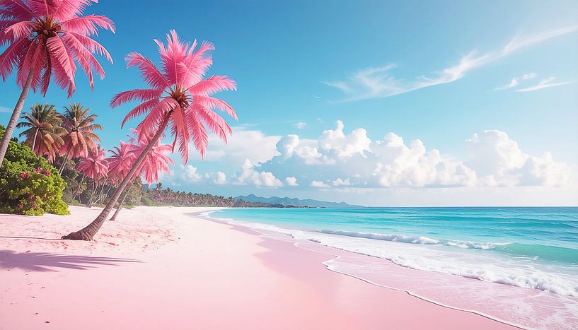 Eine wunderschöne und sanfte romantische Sommerlandschaft von Mustafa Kurnaz