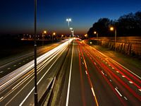 Highway at night