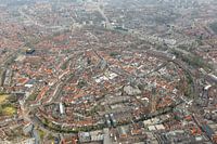 Amersfoort historic centre Aerialview