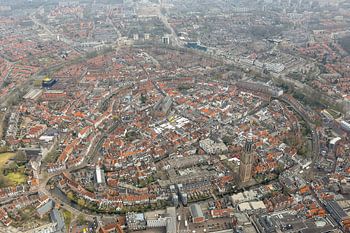 Amersfoort historic centre Aerialview