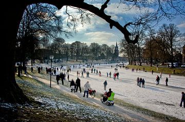 Winterscene sur Harrie Muis