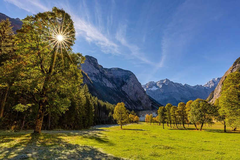 Morning sun at the Ahornboden by Christina Bauer Photos
