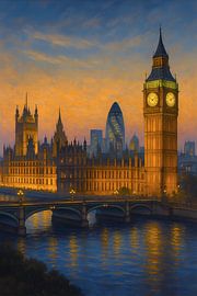 London, United Kingdom painting. by Johannes