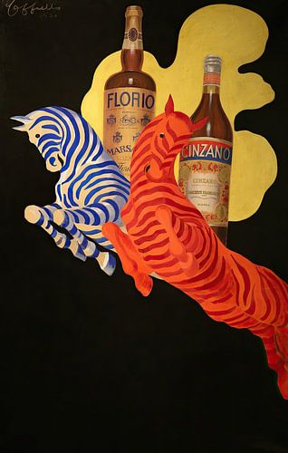 Leonetto Cappiello - Poster Per Florio Cinzano (1930)