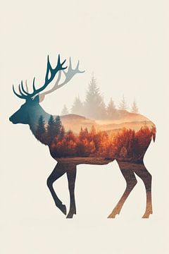 Natuur in dieren van Poster Art Shop