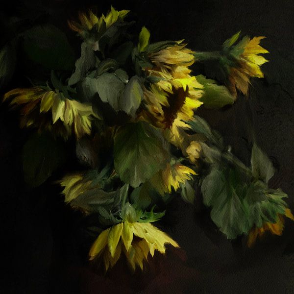 Sunflowers by annemiek art