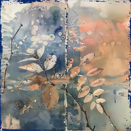 Arrière-plan de feuilles saisonnières