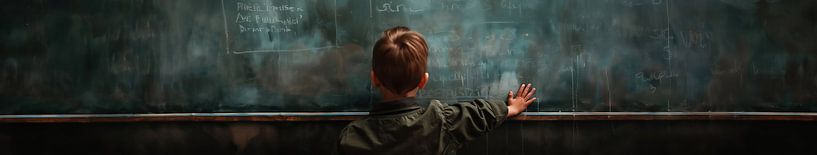 Minimalistischer Tafelvortrag von fernlichtsicht