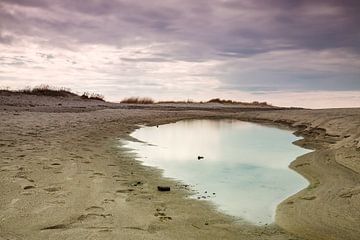 Strandsee an der Küste der Ostsee von Rico Ködder