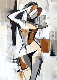 Abstracte Dans van Abstract Schilderij