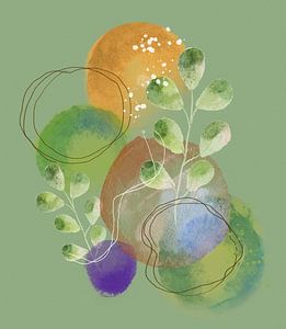 Botanical colors van Gisela- Art for You