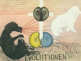 Hilma Af Klint - Evolution No. 05 Group VI by Vivanne