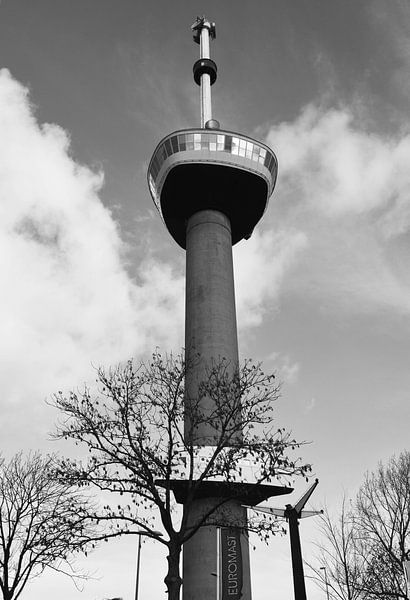 Euromast Rotterdam black and white by Europhoto Netherlands