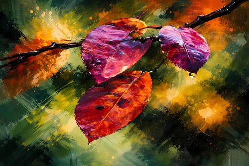Herfstkleuren van het krentenboompje