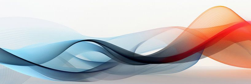 Abstracte minimalistische surrealistische achtergrond van kleuren en vormen van Art Bizarre