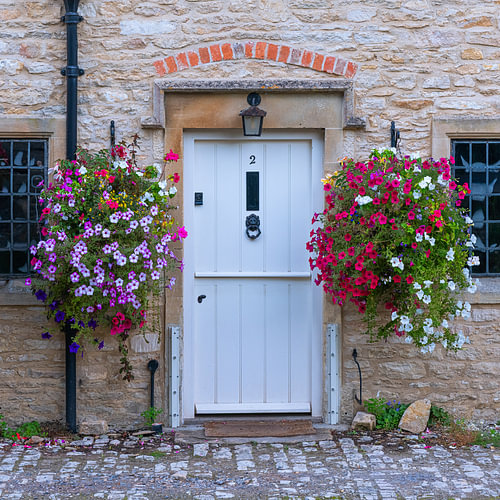 Een huis in Castle Combe, Wiltshire, Engeland