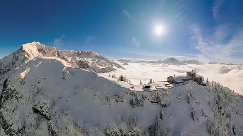 Kehlsteinhaus in de winter van Dieter Meyrl