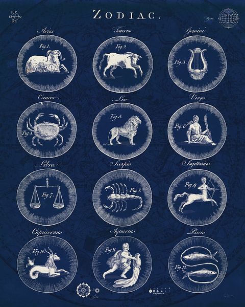 Blueprint zodiaque v2, Sue Schlabach par Wild Apple