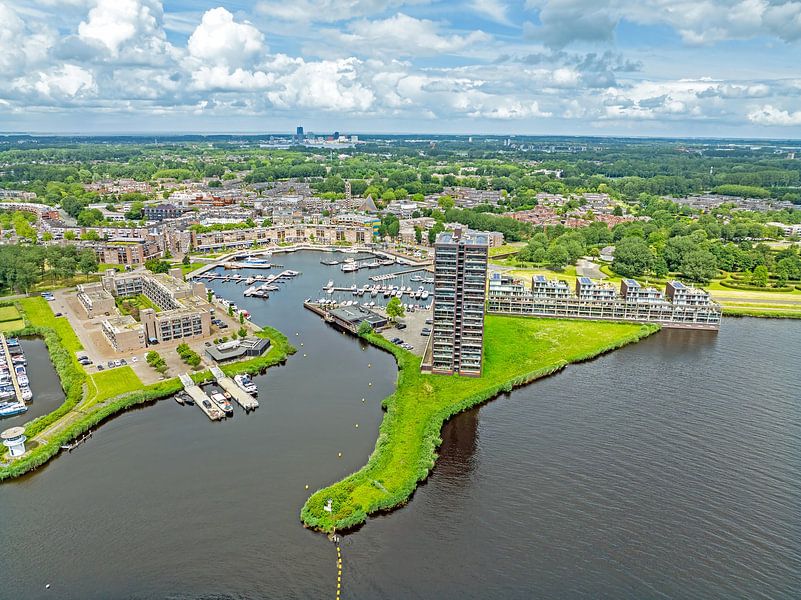 Luftaufnahme der Stadt Almere in den Niederlanden von Eye on You