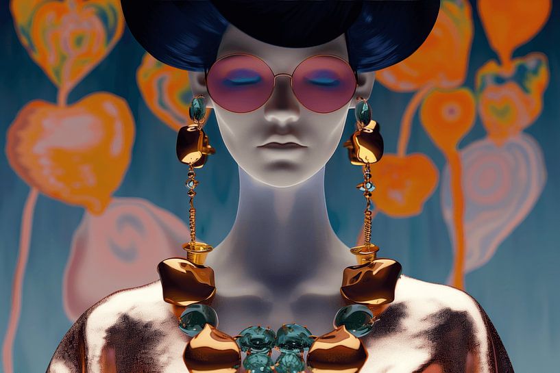 Fashionista with jewellery by Ton Kuijpers