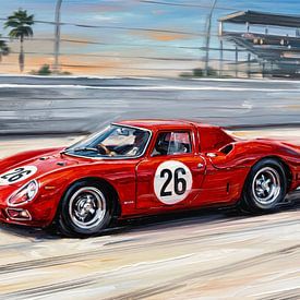 Daytona 1966 in de Ferrari 250 LM van DeVerviersBelgium