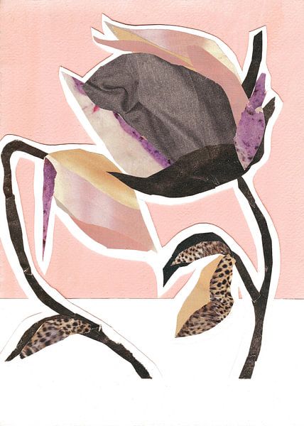 Abstracte koraalbloem van Elena Schuh