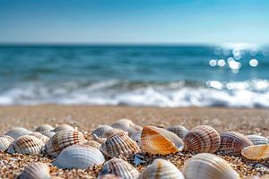 Schelpen op het strand van ARTemberaubend