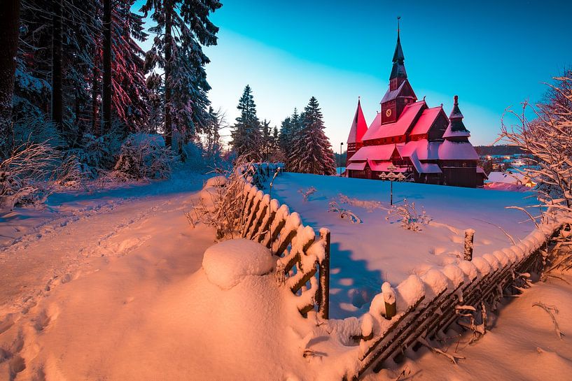 Winter in het Harzgebergte van Martin Wasilewski